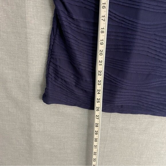 TanJay Tank Top Size XL Deep Purple Raised Pattern Stretchy Sleeveless Shirt - Picture 7 of 7